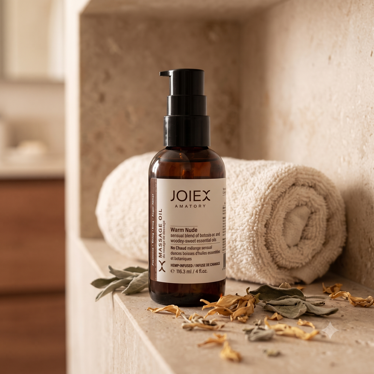 Warm Nude Massage Oil